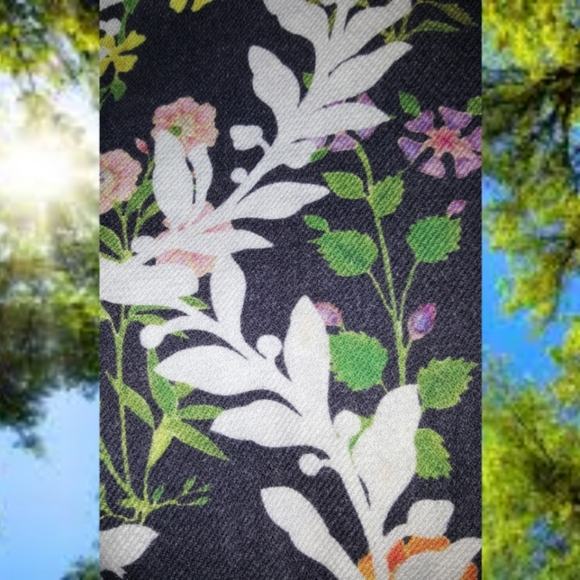 *$2994 NEW OSCAR DE LA RENTA FLORAL WOOL RUNWAY DAY DRESS TUNIC US 8 or 10 L - Picture 6 of 11